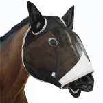 MTP-636 Breathable And Comfortable Outdoor Anti-Mosquito Horse Mask Detachable Horse Face Mask, Size: L(Black Gray)