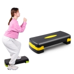 Fitness Pedal Rhythm Pedal Adjustable Sports Yoga Fitness Aerobics Pedal, Size: 78 x 30 x 10 cm(Black + Yellow)
