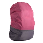 2 PCS Outdoor Mountaineering Color Matching Luminous Backpack Rain Cover, Size: L 45-55L(Gray + Pink)