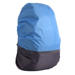2 PCS Outdoor Mountaineering Color Matching Luminous Backpack Rain Cover, Size: XL 58-70L(Gray + Blue)