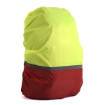 2 PCS Outdoor Mountaineering Color Matching Luminous Backpack Rain Cover, Size: XL 58-70L(Red + Fluorescent Green)