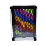 Colorful Handprint Needle Painting 3D Stereo Hand Makrolon Needle, Size: Large 20 x 15cm(Black Frame)