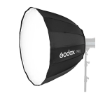 Godox P90L Diameter 90cm Parabolic Softbox Reflector Diffuser for Studio Speedlite Flash Softbox (Black)