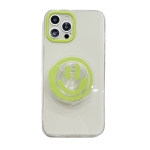 Graffiti Smiley Holder Shockproof TPU Protective Case For iPhone 11(Green)