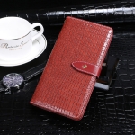 For Tecno Pova 2 idewei Crocodile Texture Horizontal Flip Leather Case with Holder & Card Slots & Wallet(Red)