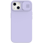 NILLKIN CamShield Liquid Silicone + PC Full Coverage Case For iPhone 13(Purple)
