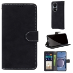 For Huawei P50 Retro Frosted Horizontal Flip PU Leather Case with Holder & Card Slots & Wallet & Photo Frame(Black)