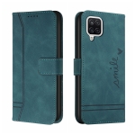 For Samsung Galaxy A22 4G Retro Skin Feel Horizontal Flip Soft TPU + PU Leather Case with Holder & Card Slots & Photo Frame(Army Green)