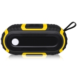 NewRixing NR-5016 Outdoor Splash-proof Water Bluetooth Speaker, Support Hands-free Call / TF Card / FM / U Disk(Yellow)