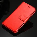 Crystal Texture Horizontal Flip Leather Case with Holder & Card Slots & Wallet For iPhone 12 / 12 Pro(Red)