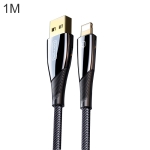 TORRAS Anxin Charger Series USB to 8 Pin Fast Charge Data Cable, Length: 1m (Black)