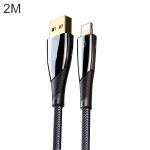 TORRAS Anxin Charger Series USB to 8 Pin Fast Charge Data Cable, Length: 2m(Black)