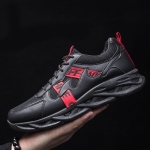 9028 Man Sports Shoes Fashion Casual Shoes Clunky Sneaker, Size: 40(Black Red)