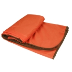 Outdoor Waterproof Picnic Mat Camping Moisture-Proof Suede Warm Folding Mat Windproof Blanket(Orange)