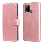 For Infinix Hot 10s Classic Calf Texture PU + TPU Horizontal Flip Leather Case with Holder & Card Slots & Wallet(Rose Gold)