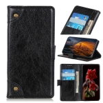 For Motorola Moto G50 5G Copper Buckle Nappa Texture Horizontal Flip Leather Case with Holder & Card Slots & Wallet(Black)