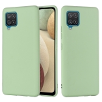 For Samsung Galaxy M32 4G International Version Solid Color Liquid Silicone Dropproof Full Coverage Protective Case(Green)