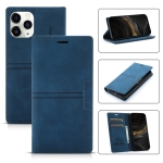 Dream Magnetic Suction Business Horizontal Flip PU Leather Case with Holder & Card Slot & Wallet For iPhone 13 mini(Blue)