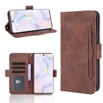 For Honor 50 Skin Feel Calf Pattern Horizontal Flip Leather Case with Holder & Card Slots & Photo Frame(Brown)