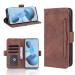 For Xiaomi Civi Skin Feel Calf Pattern Horizontal Flip Leather Case with Holder & Card Slots & Photo Frame(Brown)
