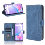 For Umidigi A11 Pro Max Skin Feel Calf Pattern Horizontal Flip Leather Case with Holder & Card Slots & Photo Frame(Blue)