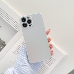 Metal Style TPU Shockproof Case For iPhone 11 Pro Max(Silver)