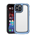 Candy Color Airbag Shockproof Hybrid Phone Case For iPhone 13(Sierra Blue)