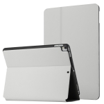 For iPad Air 2019/Pro 10.5 2019/10.2 2019&2020 Dual-Folding Horizontal Flip Tablet Leather Case with Holder & Sleep / Wake-up Function(Grey)
