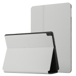 For Lenovo Tab M10 10.1 X605F/X505 Dual-Folding Horizontal Flip Tablet Leather Case with Holder(Grey)