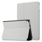 For Lenovo Tab M10 Plus TB-X606F/X606X Dual-Folding Horizontal Flip Tablet Leather Case with Holder(Grey)