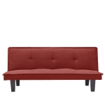 [US Warehouse] Modern Fabric Futon Sofa Bed Convertible Folding Futon Sofa Bed Sleeper