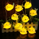 1.5m 10 LEDs Whale String Lights Room Wedding Party Decoration Lantern(Warm Light)