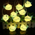 3m 20 LEDs Whale String Lights Room Wedding Party Decoration Lantern(White Light)