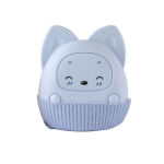 Winter Silicone Hand Warmer Cartoon Cute Water Injection Warm Water Bag, Colour: Light Blue Beaver