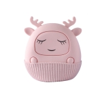Winter Silicone Hand Warmer Cartoon Cute Water Injection Warm Water Bag, Colour: Pink Deer