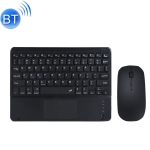 871 9.7 Inch Portable Wireless Bluetooth Keyboard With Touch Screen IPad + Mouse Set for iPad(Black + Mouse)