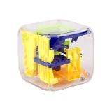 973 Magical Intelligence Ball Three-Dimensional Track Maze Ball(Square Yellow)