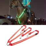 Outdoor Equestrian Equipment LED Light Chest Strap, Specification: Red