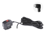 H508 OBD Car Charger Driving Recorder Power Cord 12/24V To 5V With Switch Low Pressure Protection Line, Specification: Micro Left Elbow