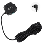 H507 Driving Recorder OBD Step-down Line Car ACC Three-Core Power Cord 12/24V To 5V 3A Low Pressure Protection Line, Specification: Mini Left Elbow