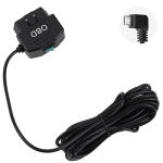 H507 Driving Recorder OBD Step-down Line Car ACC Three-Core Power Cord 12/24V To 5V 3A Low Pressure Protection Line, Specification: Micro Left Elbow