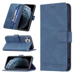 Magnetic Clasp RFID Blocking Anti-Theft Leather Case with Holder & Card Slots & Wallet For iPhone 11 Pro(Blue)