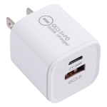 20WACB 20W QC3.0 + PD Quick Charger, Plug Specification:US Plug(White)
