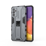 For Samsung Galaxy A82 5G Supersonic PC + TPU Shock-proof Phone Case with Holder(Grey)