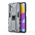For Samsung Galaxy M52 5G Supersonic PC + TPU Shock-proof Phone Case with Holder(Grey)