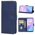 Leather Phone Case For OUKITEL C18 Pro(Blue)