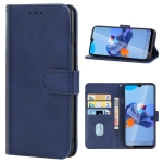Leather Phone Case For OUKITEL C19(Blue)
