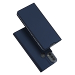 For Motorola Moto E20 / E30 / E40 DUX DUCIS Skin Pro Series Horizontal Flip Leather Case(Blue)