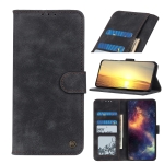 For Samsung Galaxy A33 5G Antelope Texture Magnetic Buckle Leather Phone Case(Black)