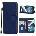 Leather Phone Case For UMIDIGI Bison GT(Blue)